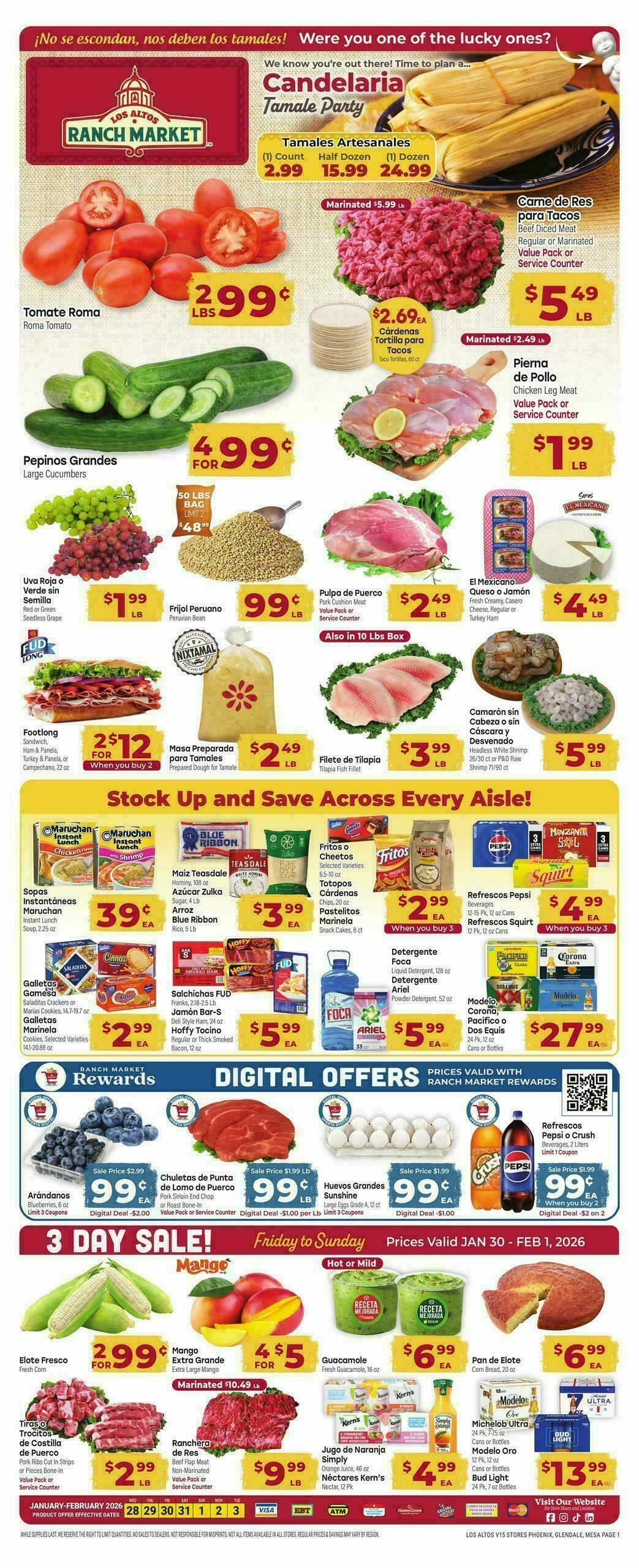 Cardenas Market Weekly Ad from January 28