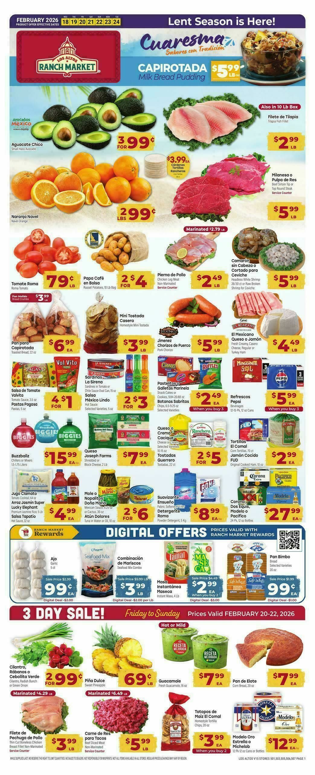 Cardenas Market Weekly Ad from February 18