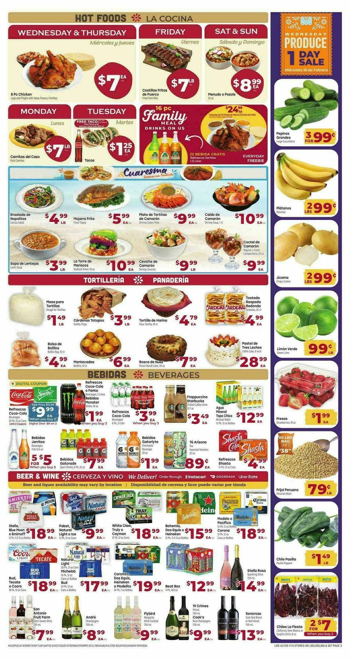 Cardenas Market Weekly Ad from February 18
