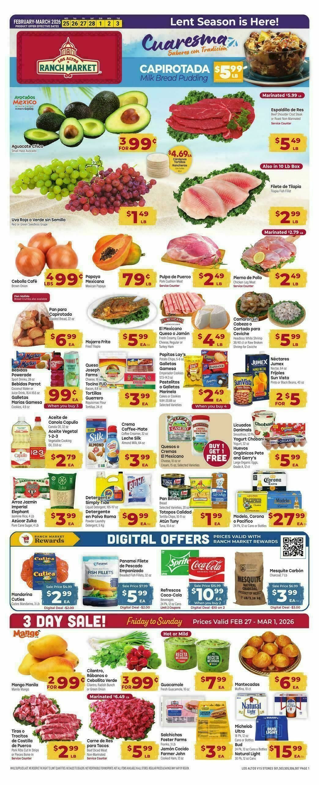 Cardenas Market Weekly Ad from February 25
