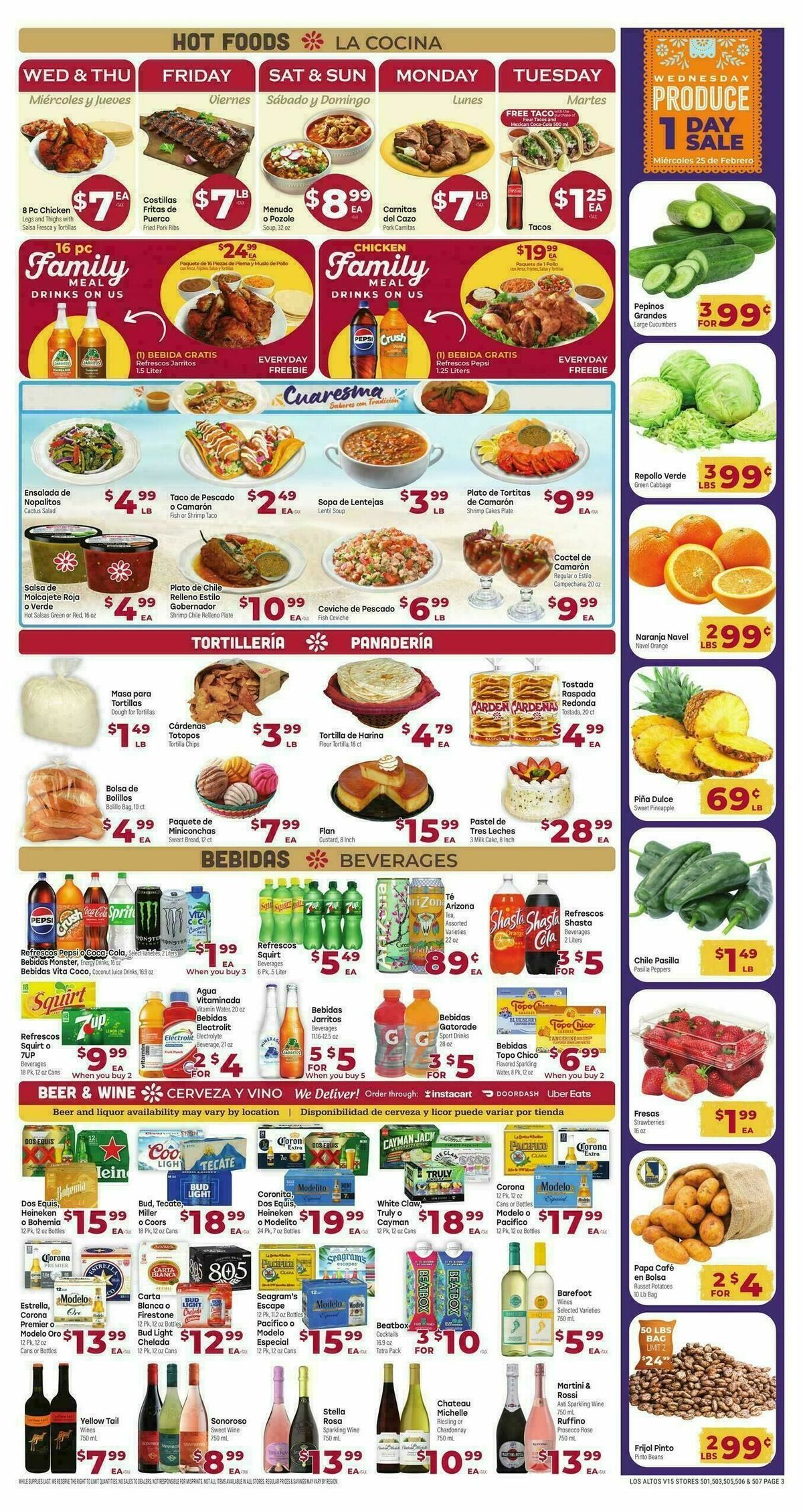 Cardenas Market Weekly Ad from February 25