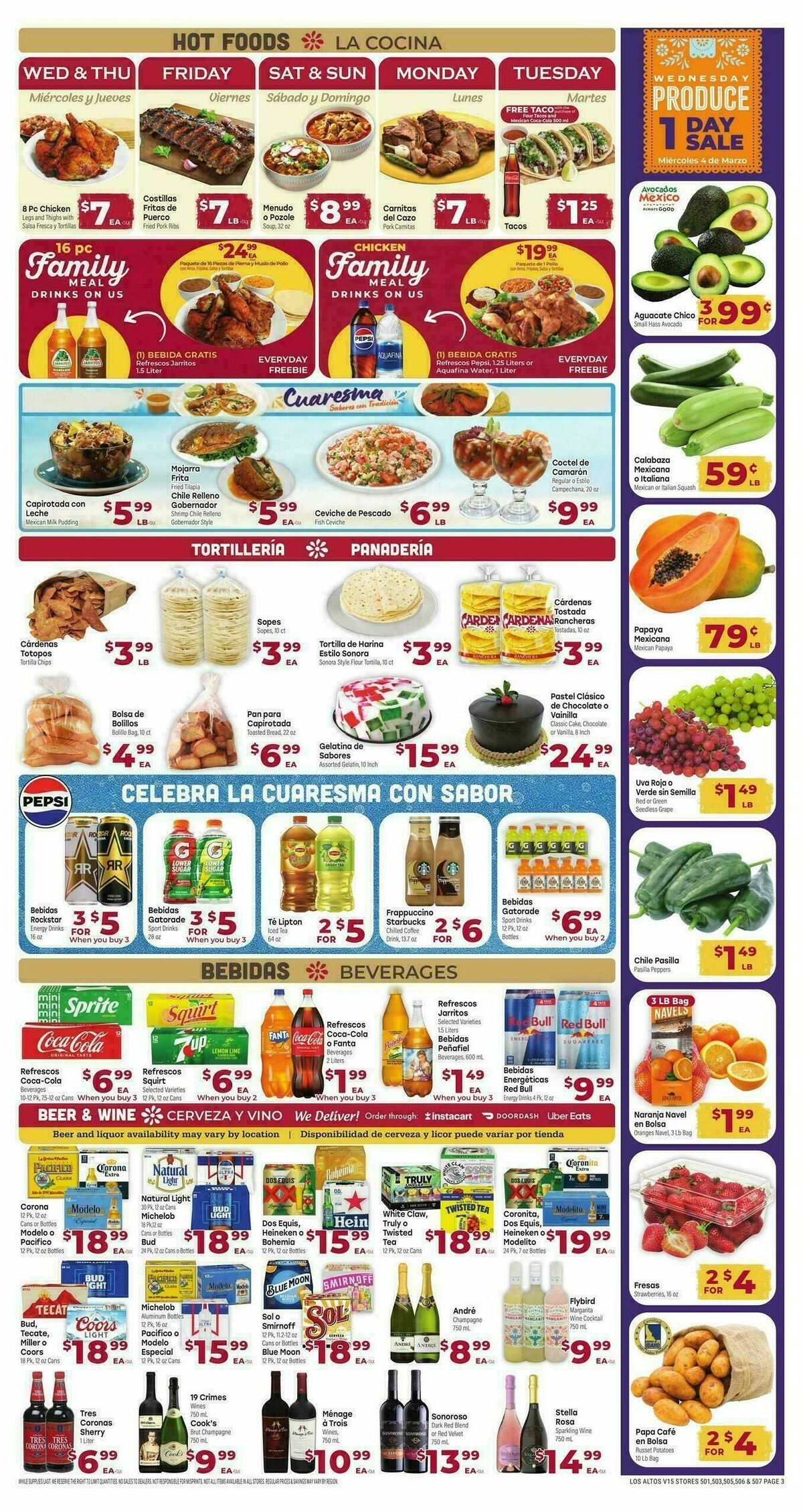 Cardenas Market Weekly Ad from March 4