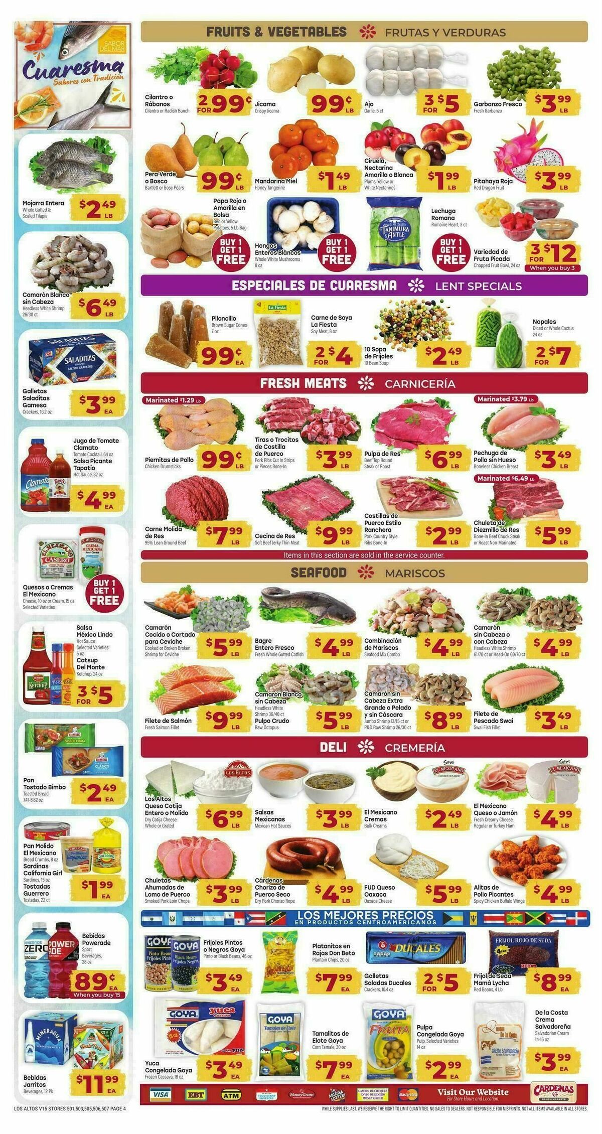 Cardenas Market Weekly Ad from March 4