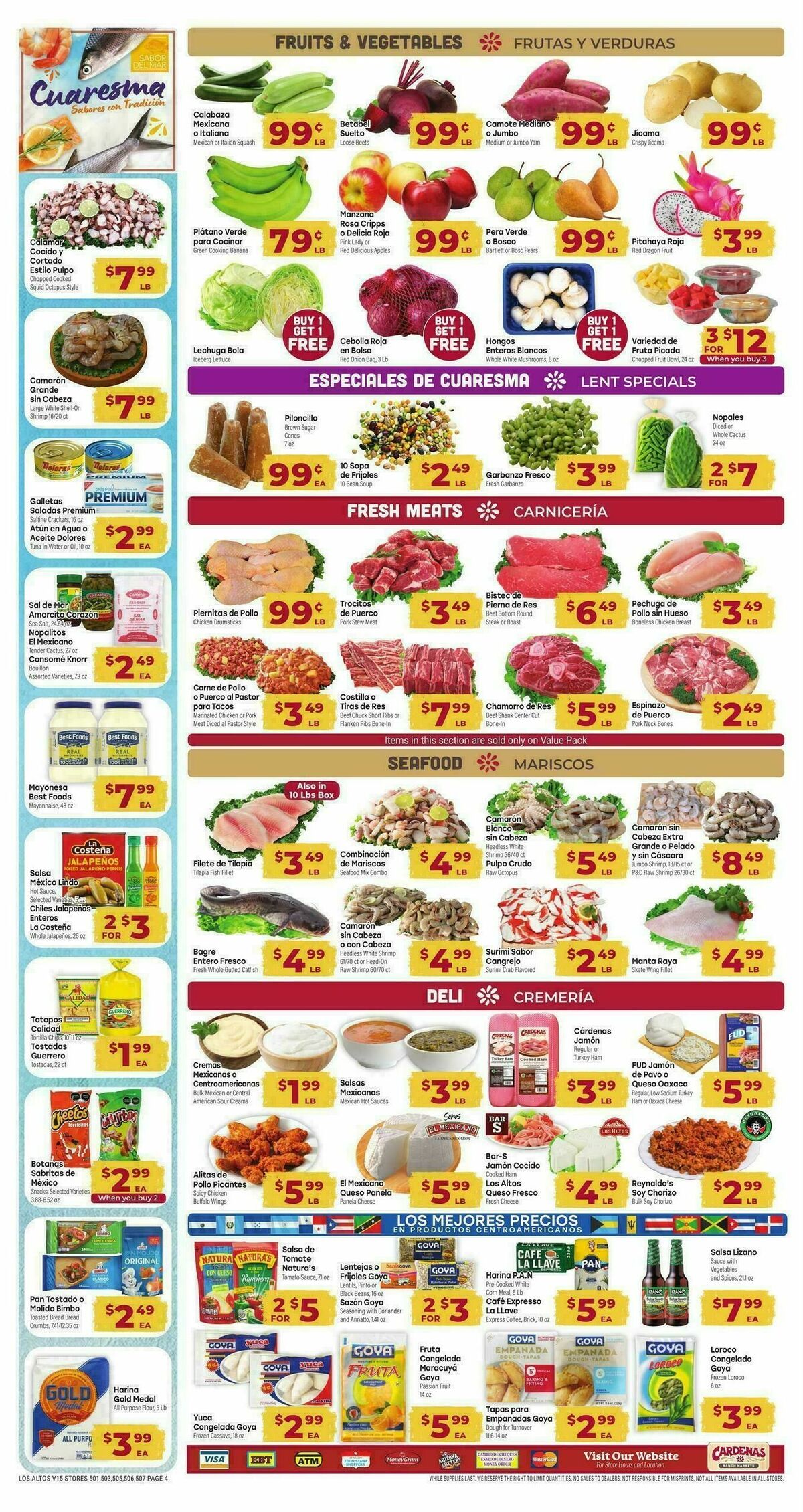 Cardenas Market Weekly Ad from March 11