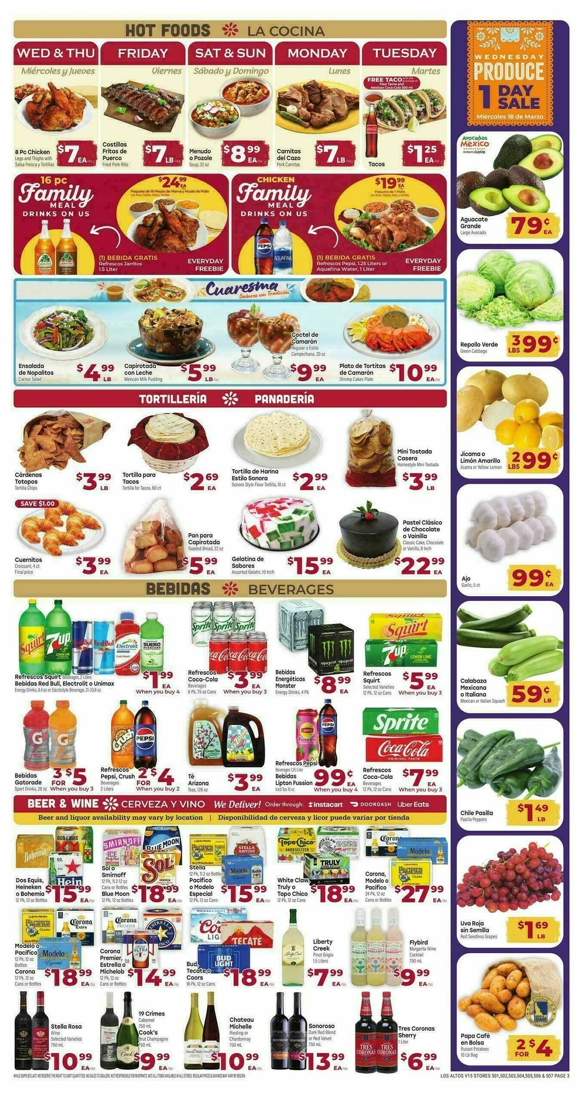 Cardenas Market Weekly Ad from March 18