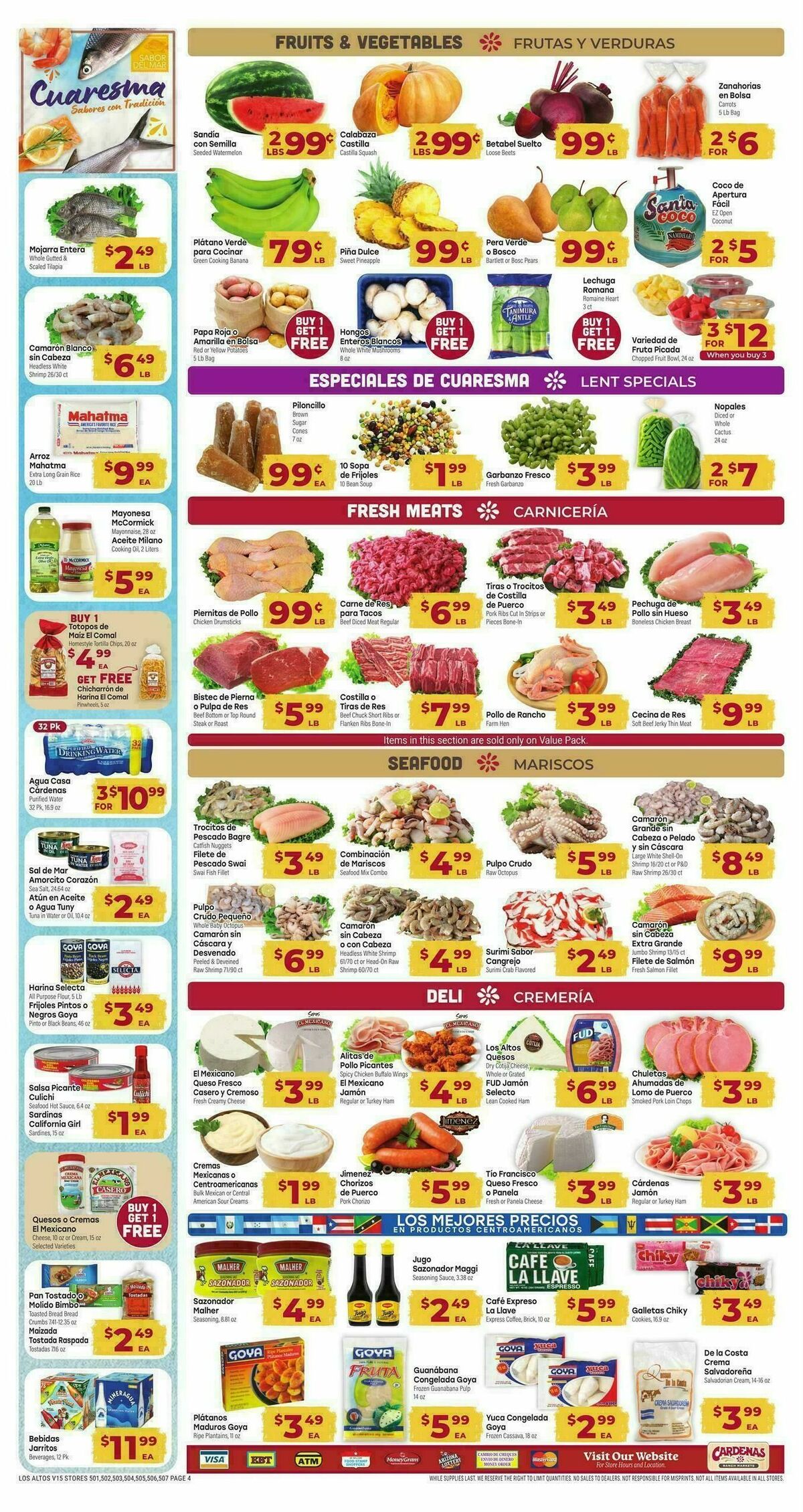 Cardenas Market Weekly Ad from March 18