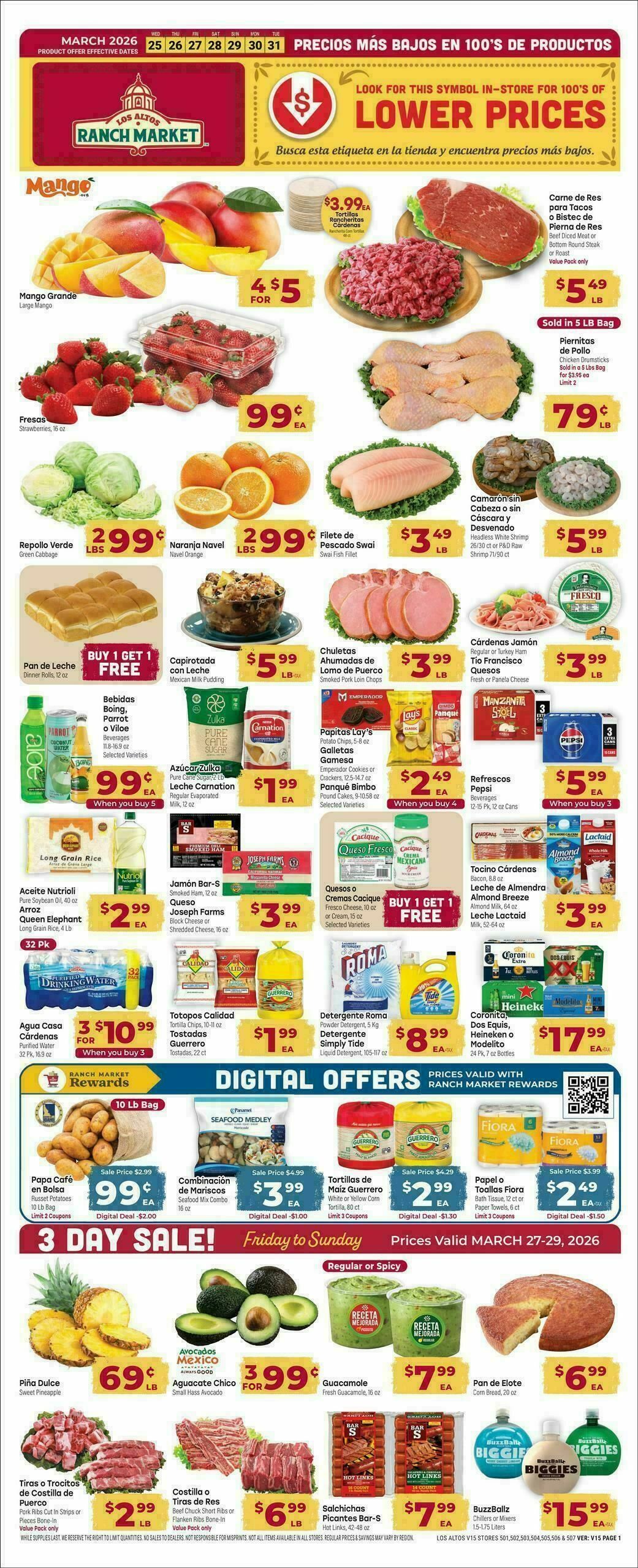 Cardenas Market Weekly Ad from March 25