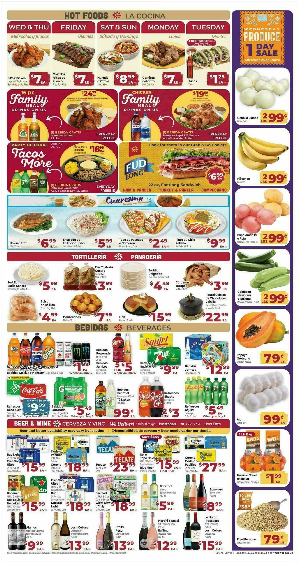 Cardenas Market Weekly Ad from March 25
