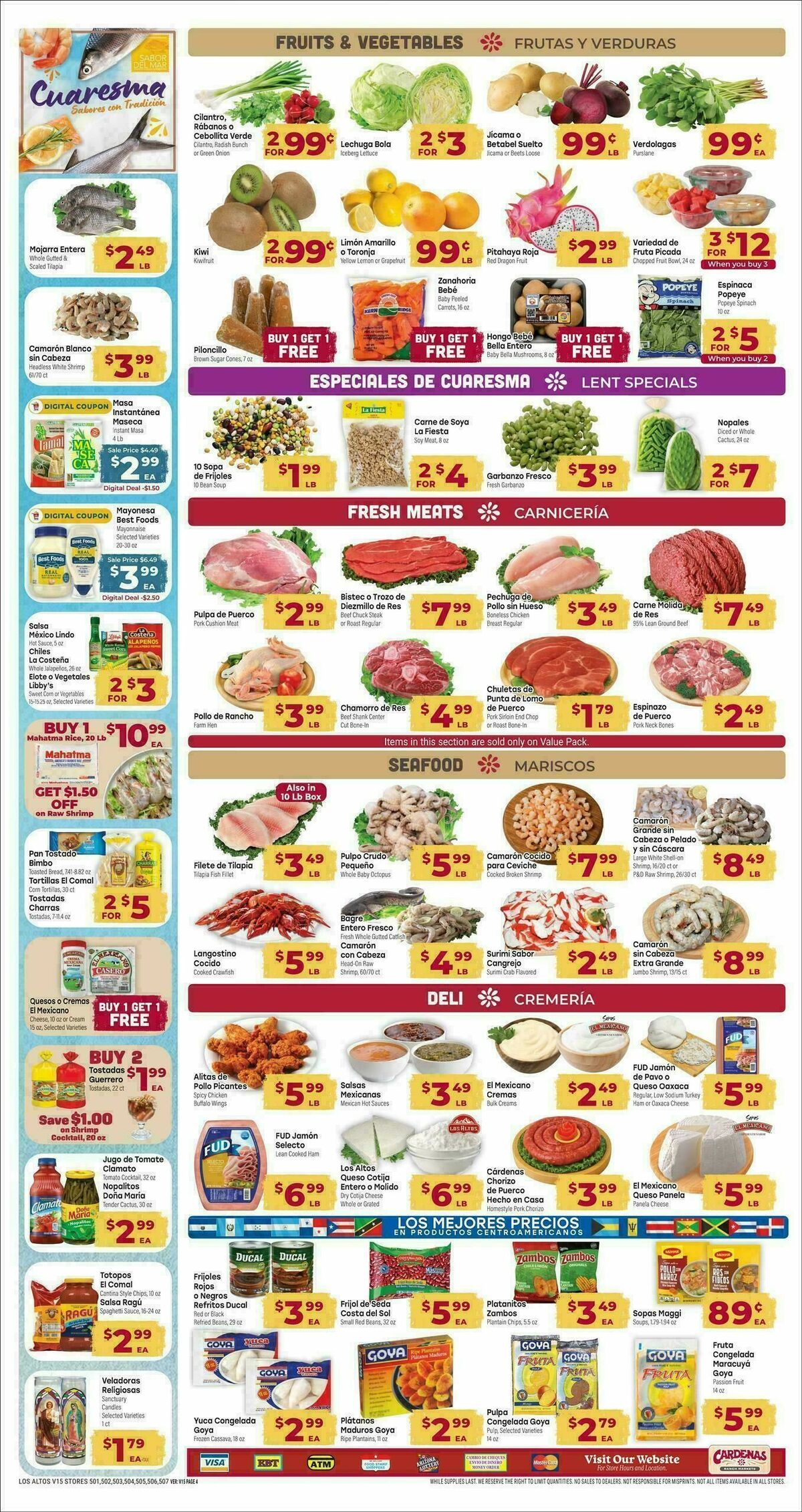 Cardenas Market Weekly Ad from March 25