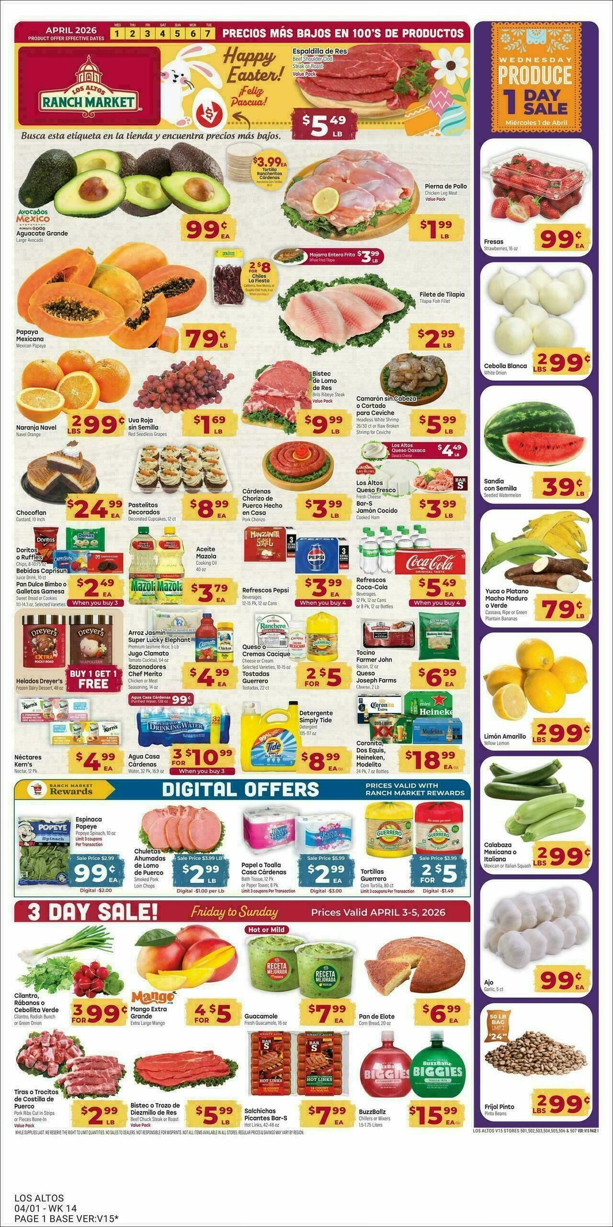 Cardenas Market Weekly Ad from April 1