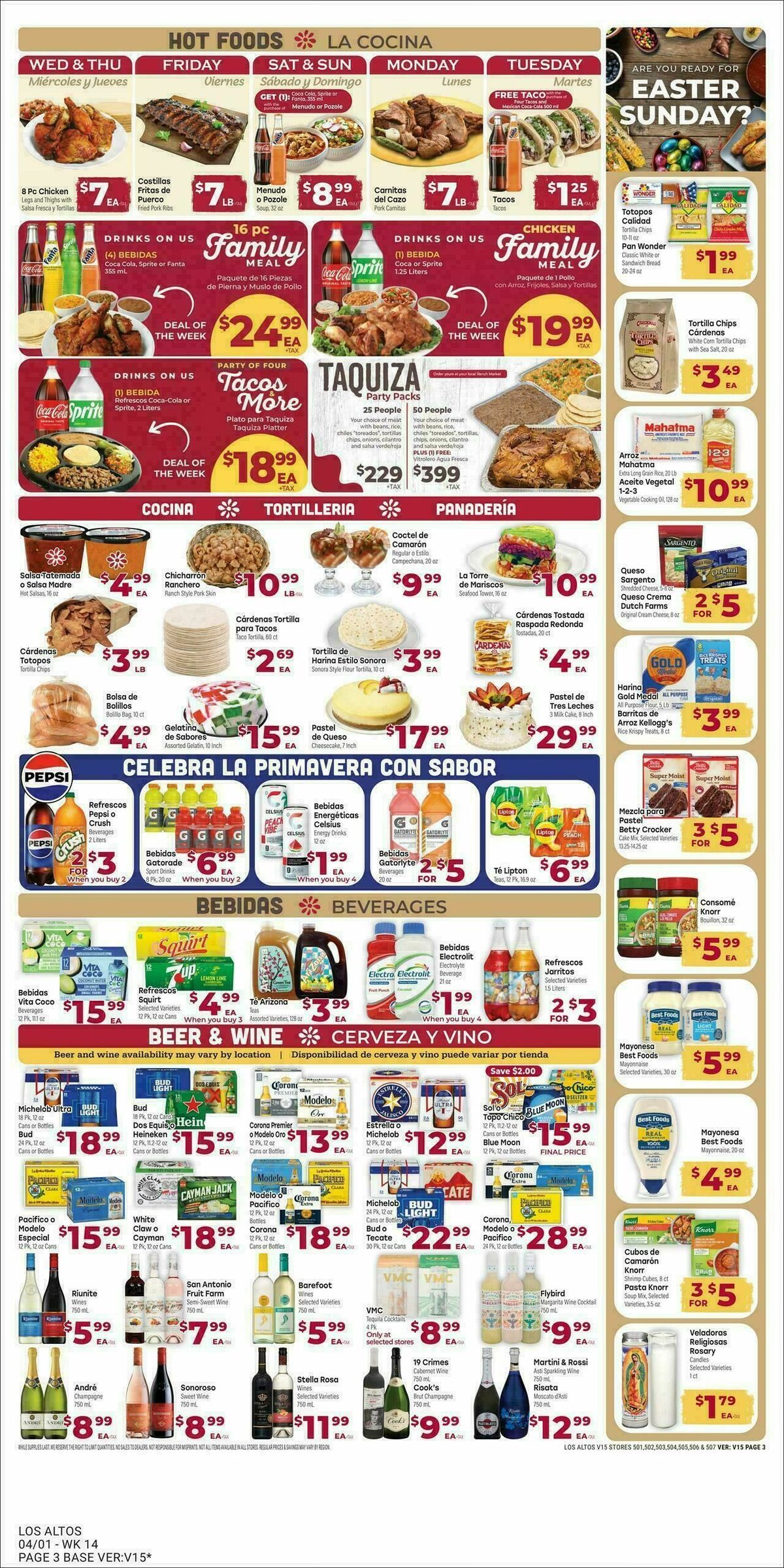 Cardenas Market Weekly Ad from April 1