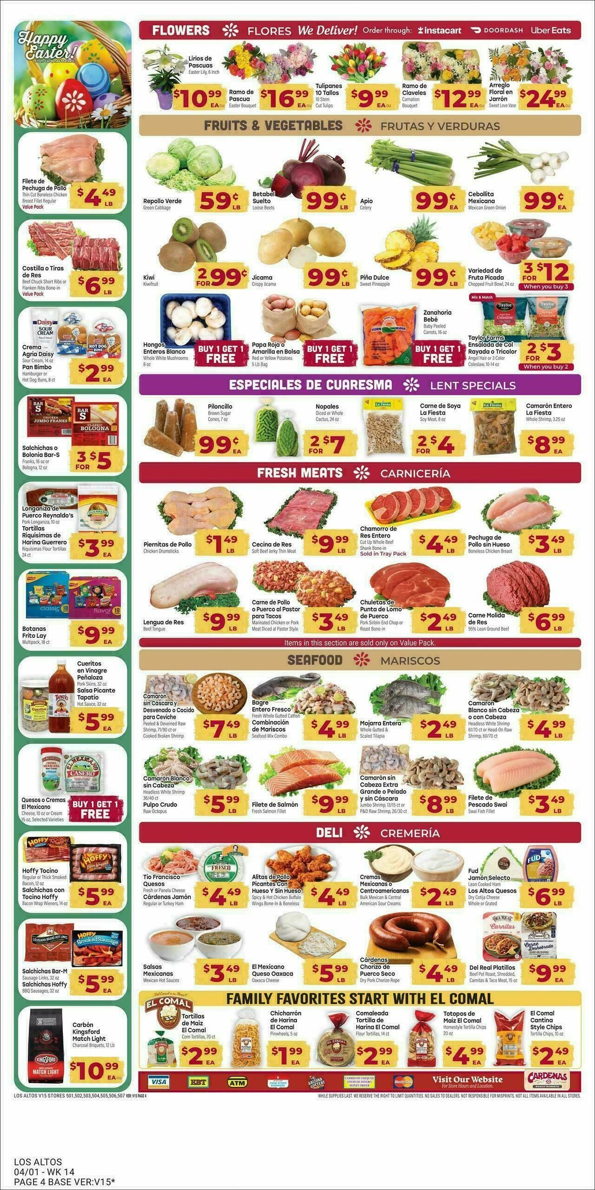 Cardenas Market Weekly Ad from April 1