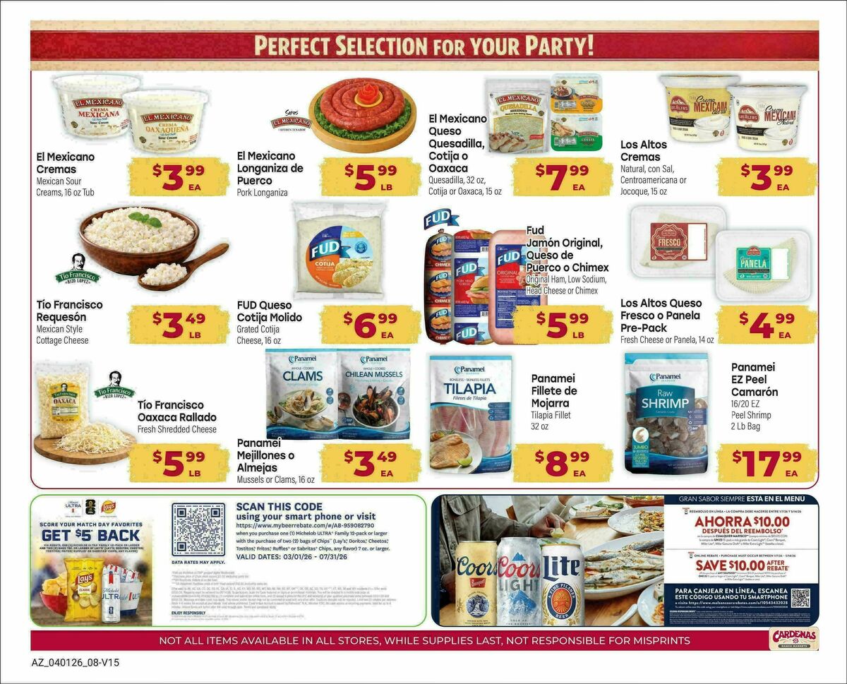 Cardenas Market Weekly Ad from April 1