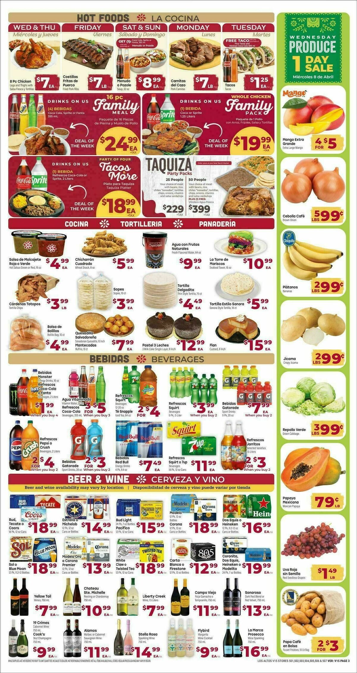 Cardenas Market Weekly Ad from April 8