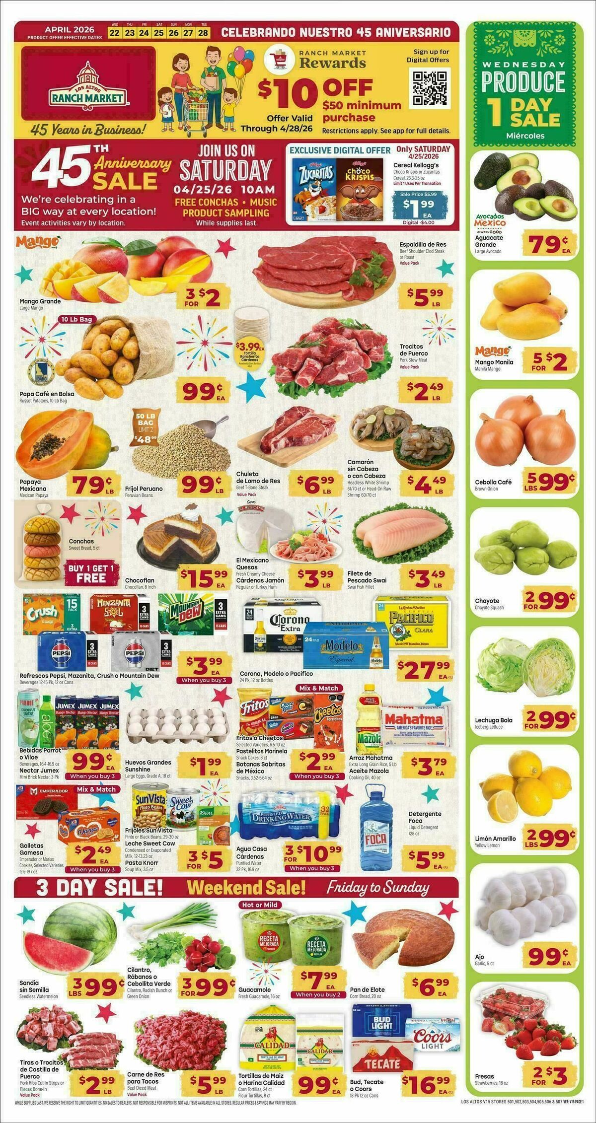 Cardenas Market Weekly Ad from April 22
