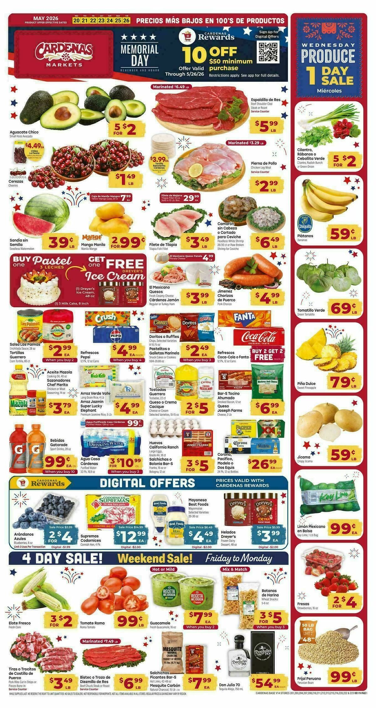 Cardenas Market Weekly Ad from May 20