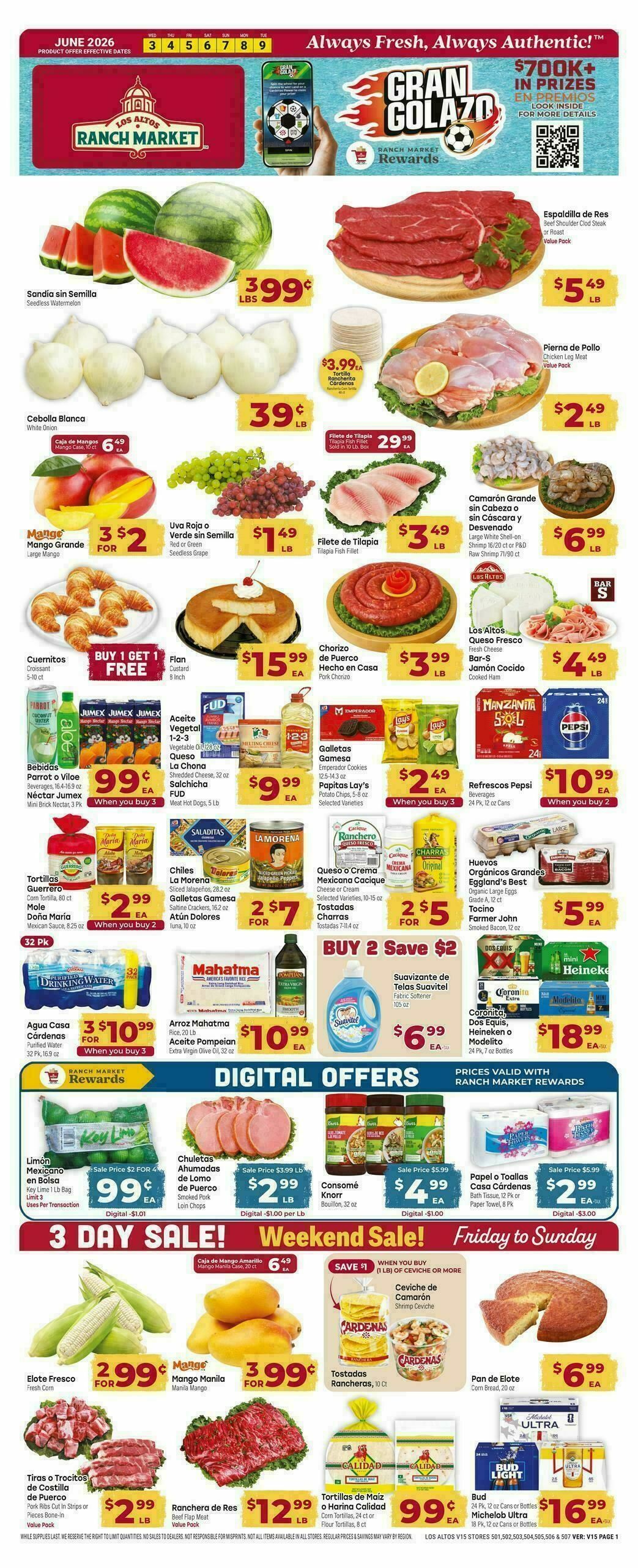 Cardenas Market Weekly Ad from June 3