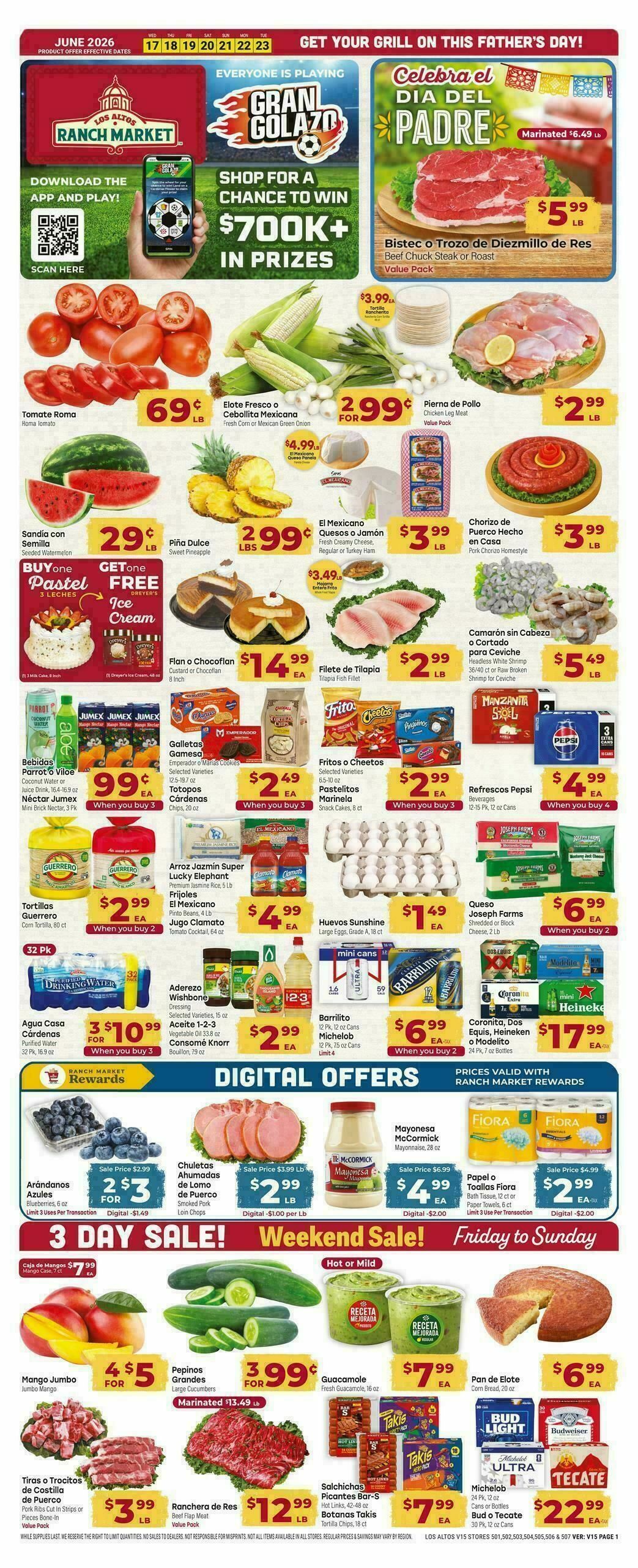 Cardenas Market Weekly Ad from June 17