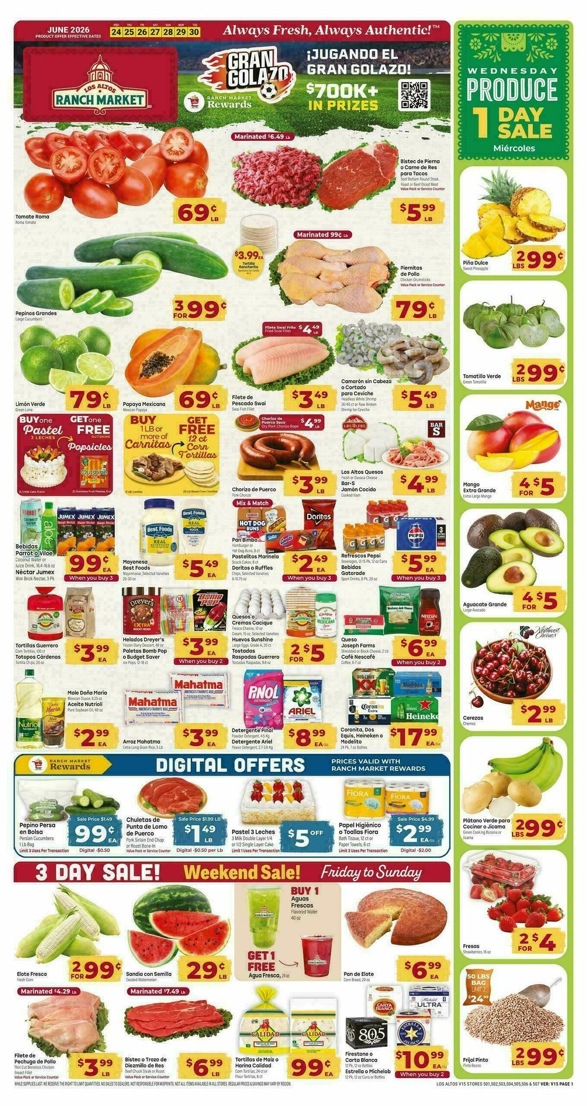 Cardenas Market Weekly Ad from June 24