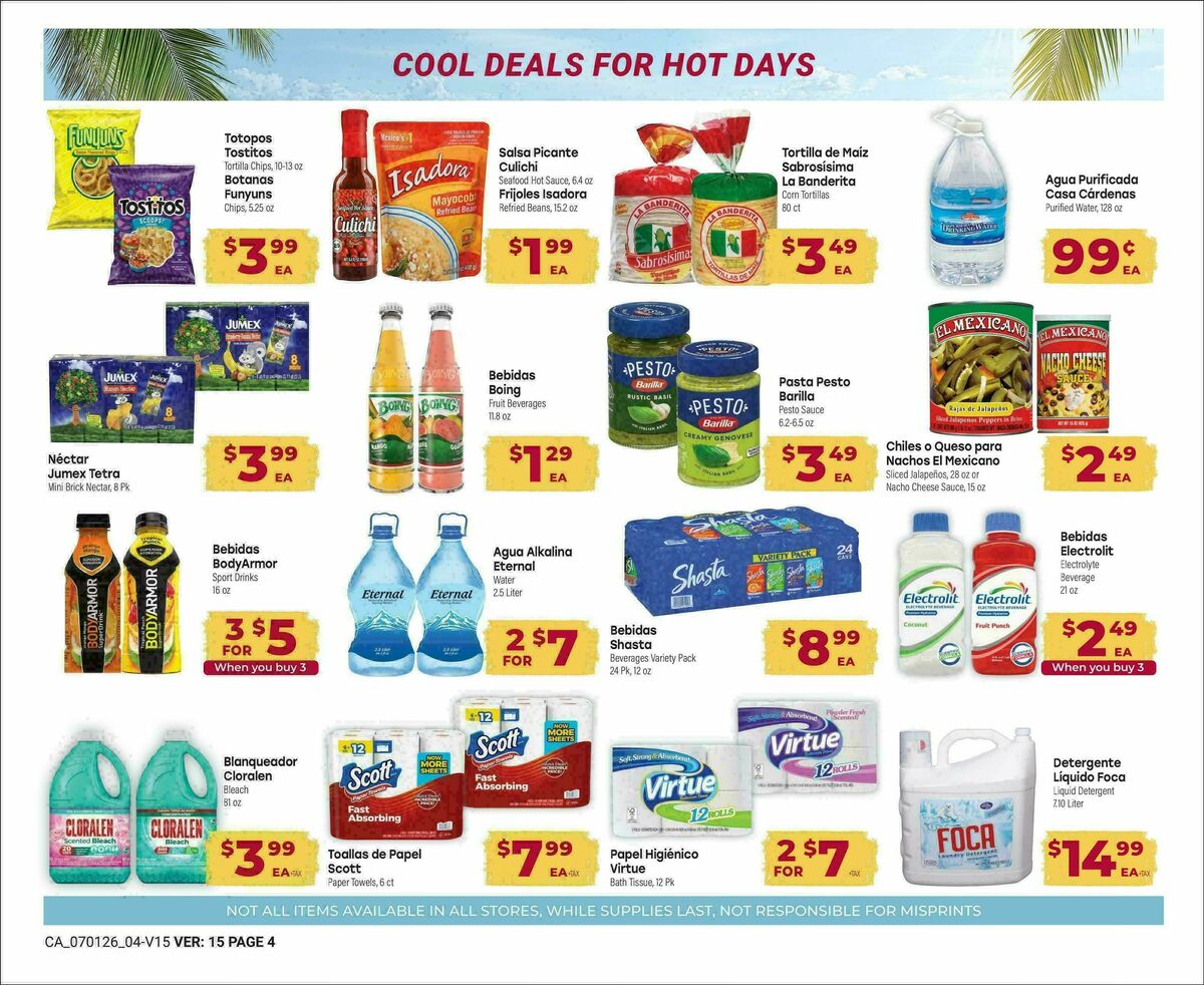 Cardenas Market Weekly Ad from July 1