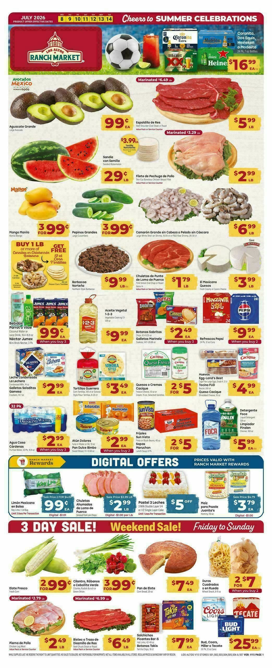 Cardenas Market Weekly Ad from July 8