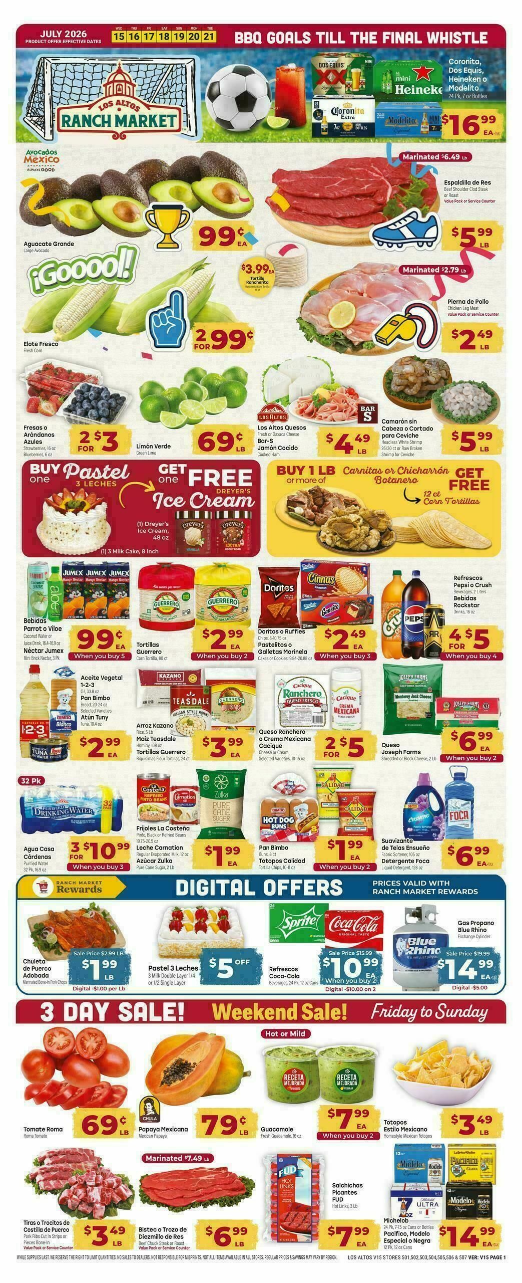 Cardenas Market Weekly Ad from July 15