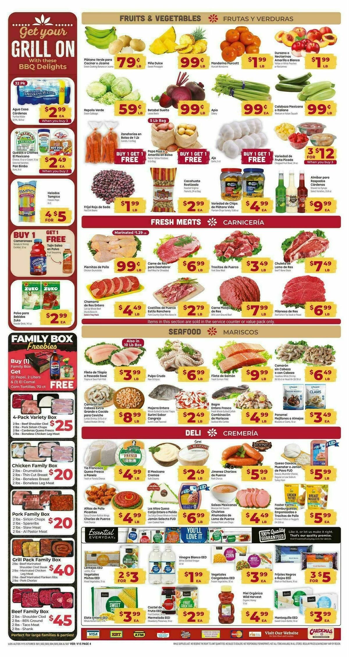 Cardenas Market Weekly Ad from July 22