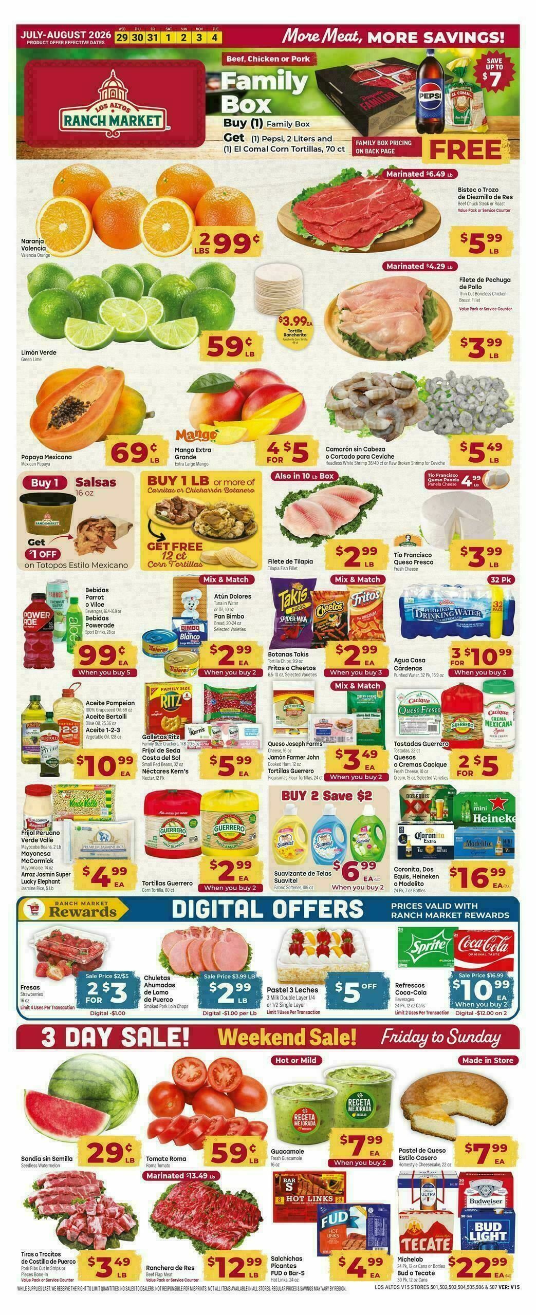 Cardenas Market Weekly Ad from July 29