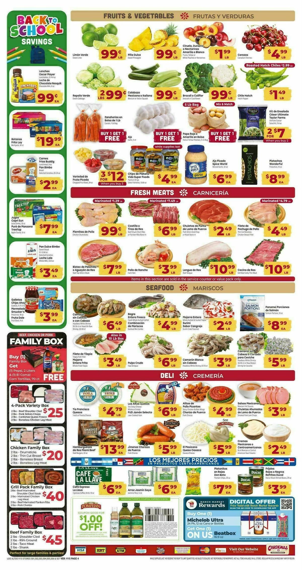 Cardenas Market Weekly Ad from August 5