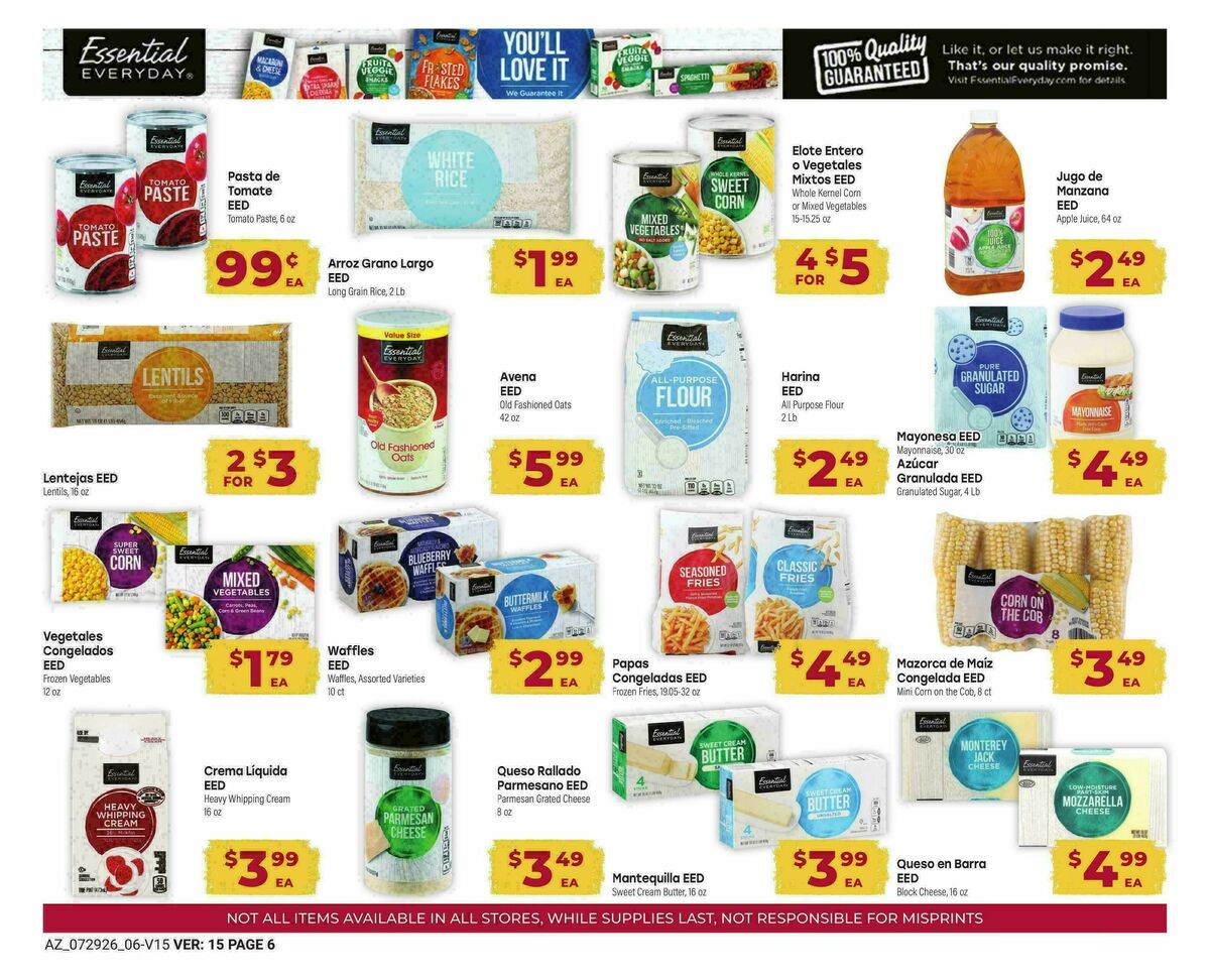 Cardenas Market Weekly Ad from July 29