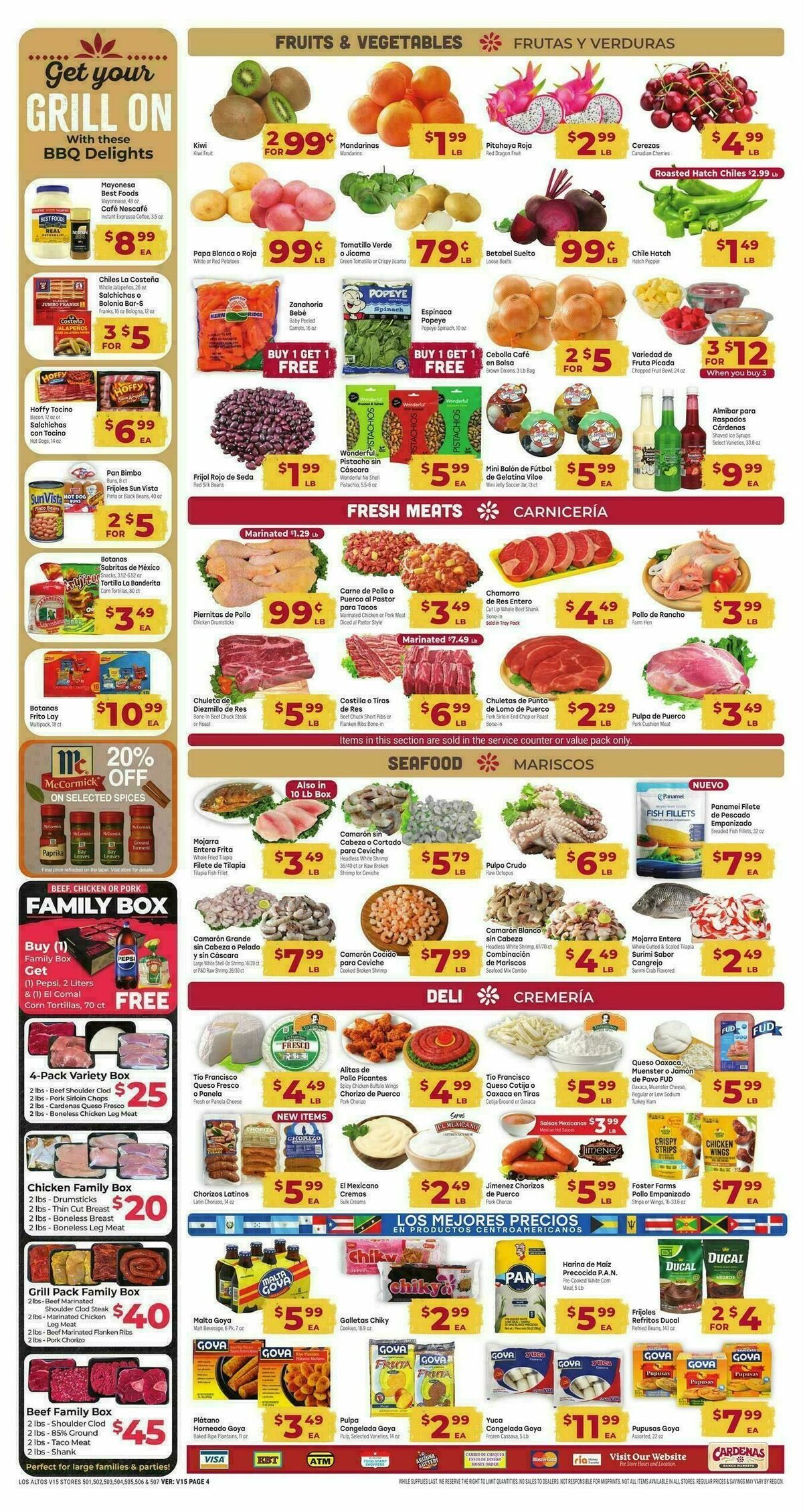 Cardenas Market Weekly Ad from August 12