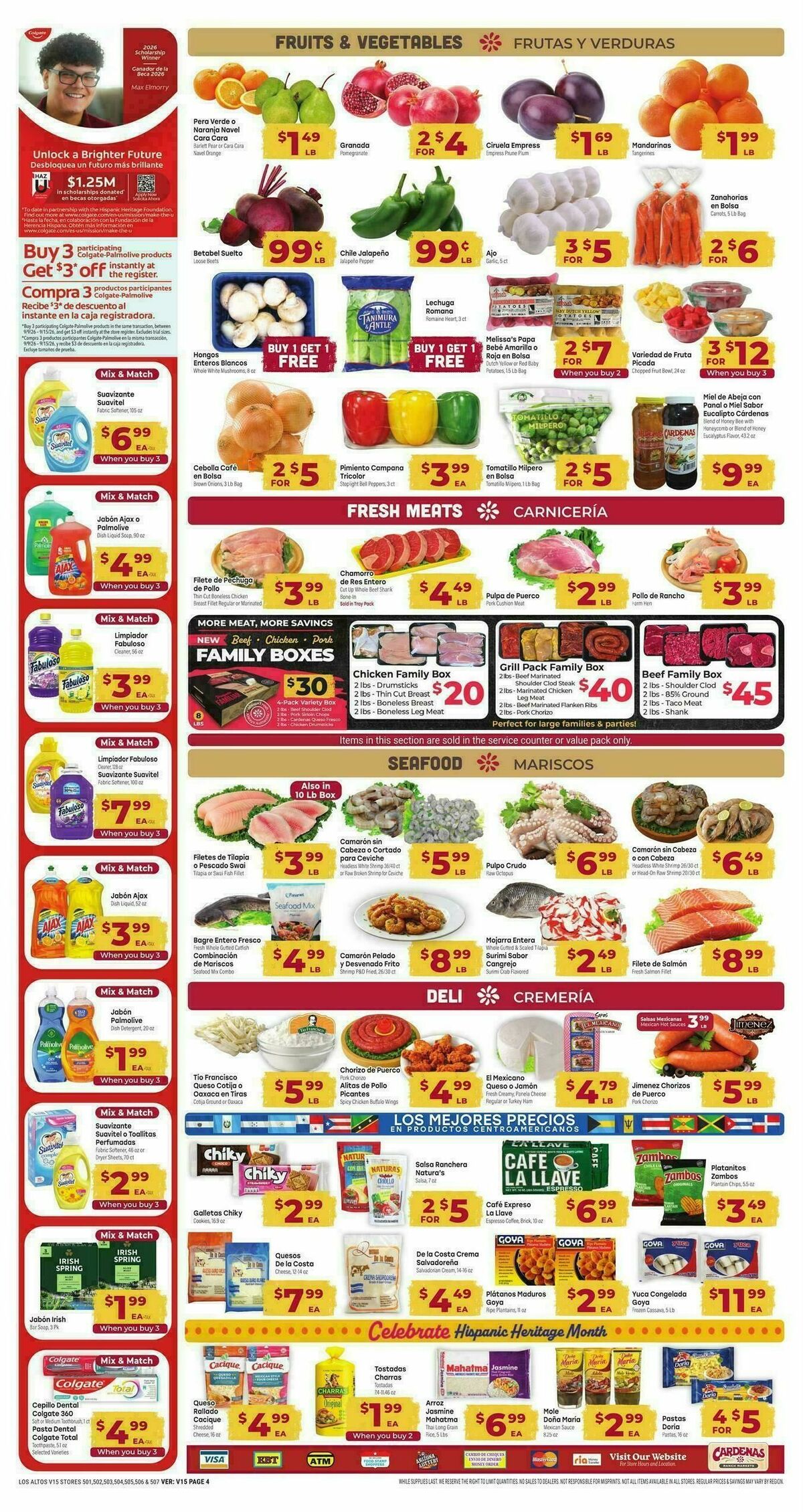 Cardenas Market Weekly Ad from September 9