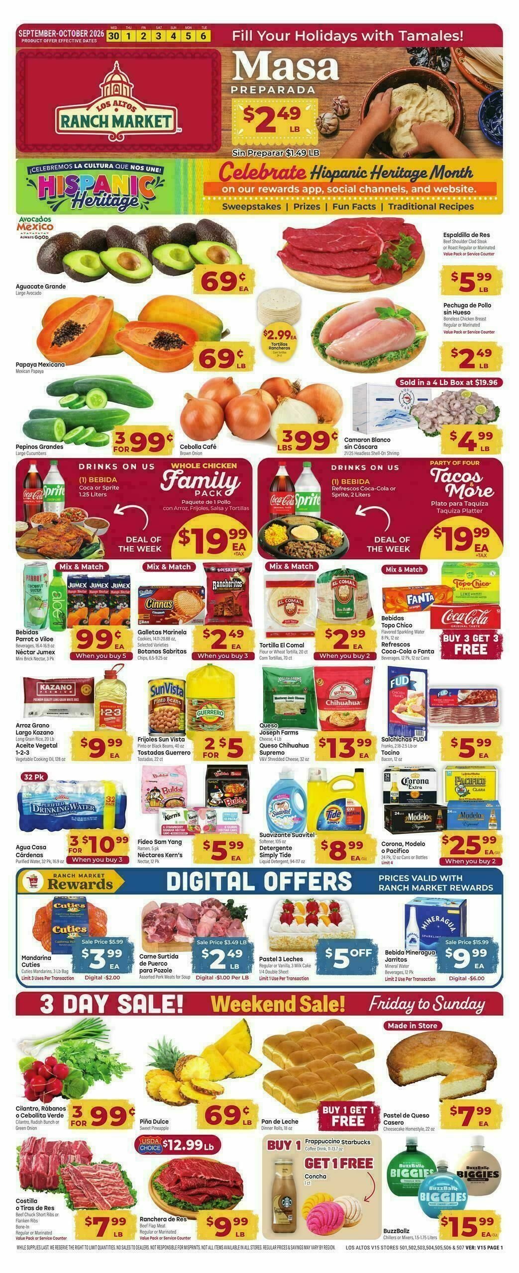 Cardenas Market Weekly Ad from September 30