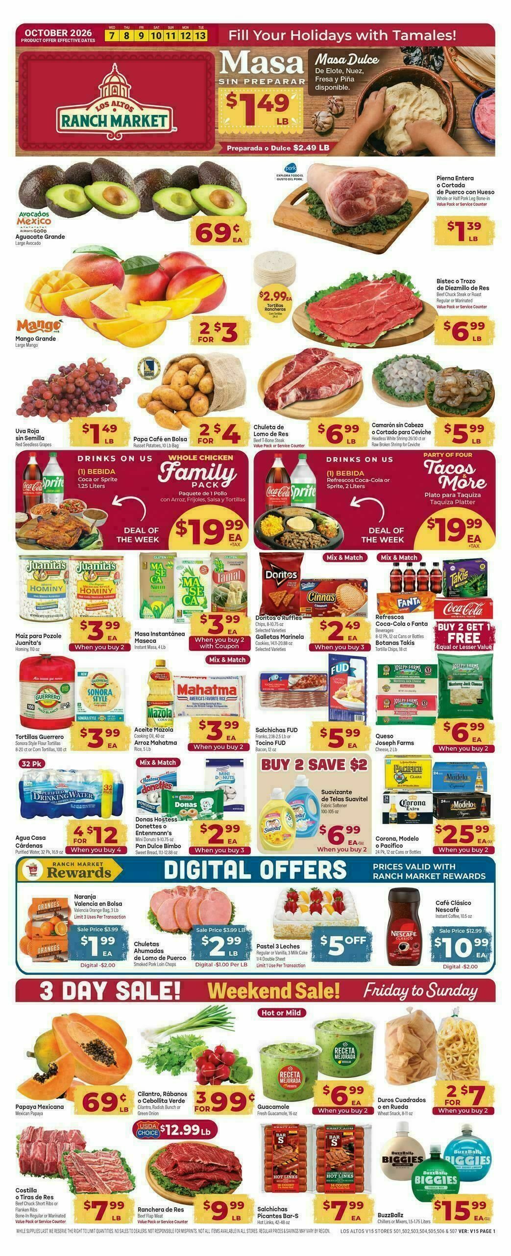 Cardenas Market Weekly Ad from October 7