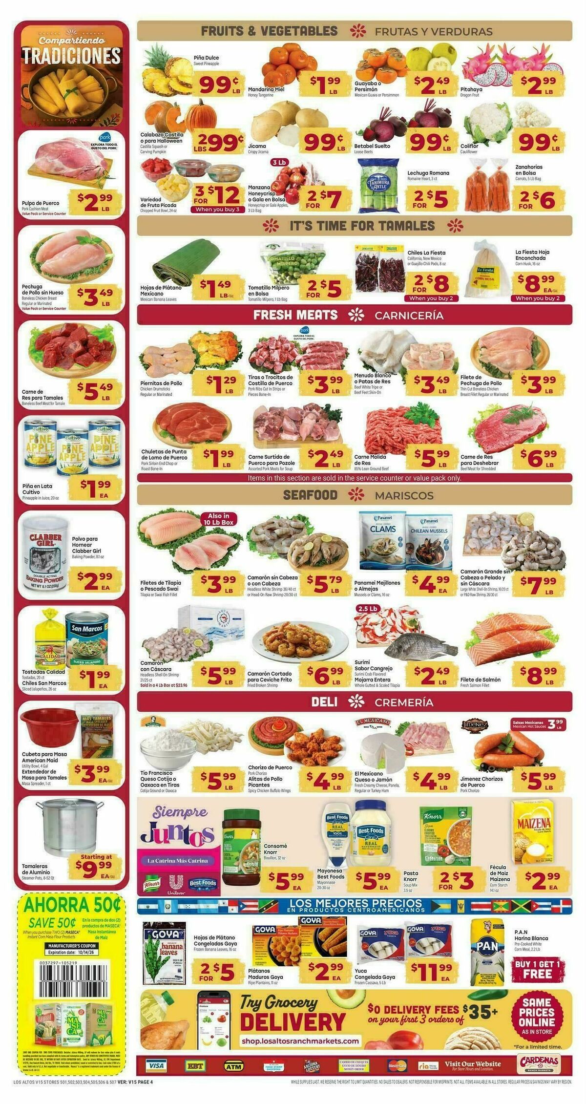 Cardenas Market Weekly Ad from October 7