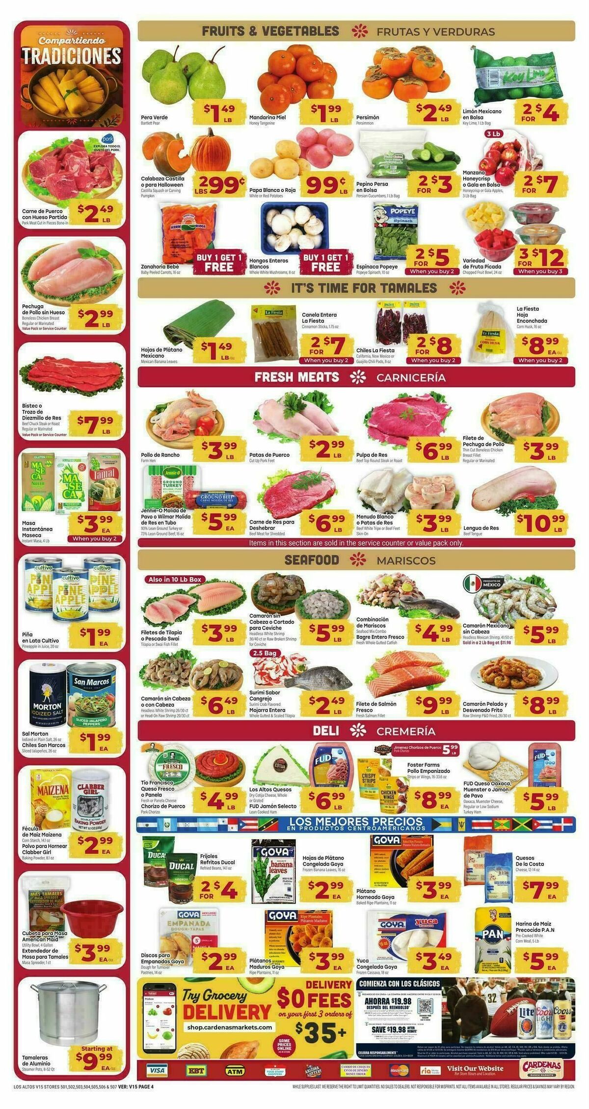 Cardenas Market Weekly Ad from October 14