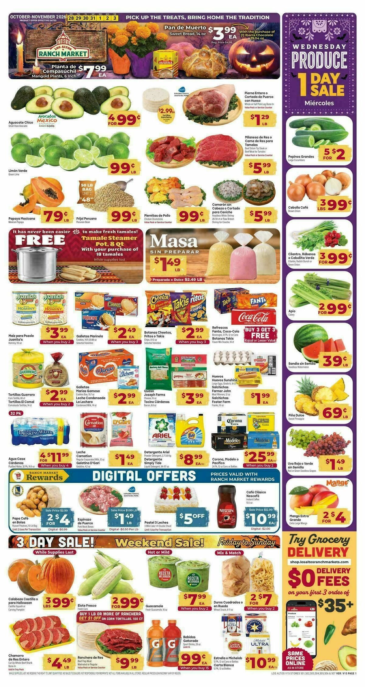 Cardenas Market Weekly Ad from October 28