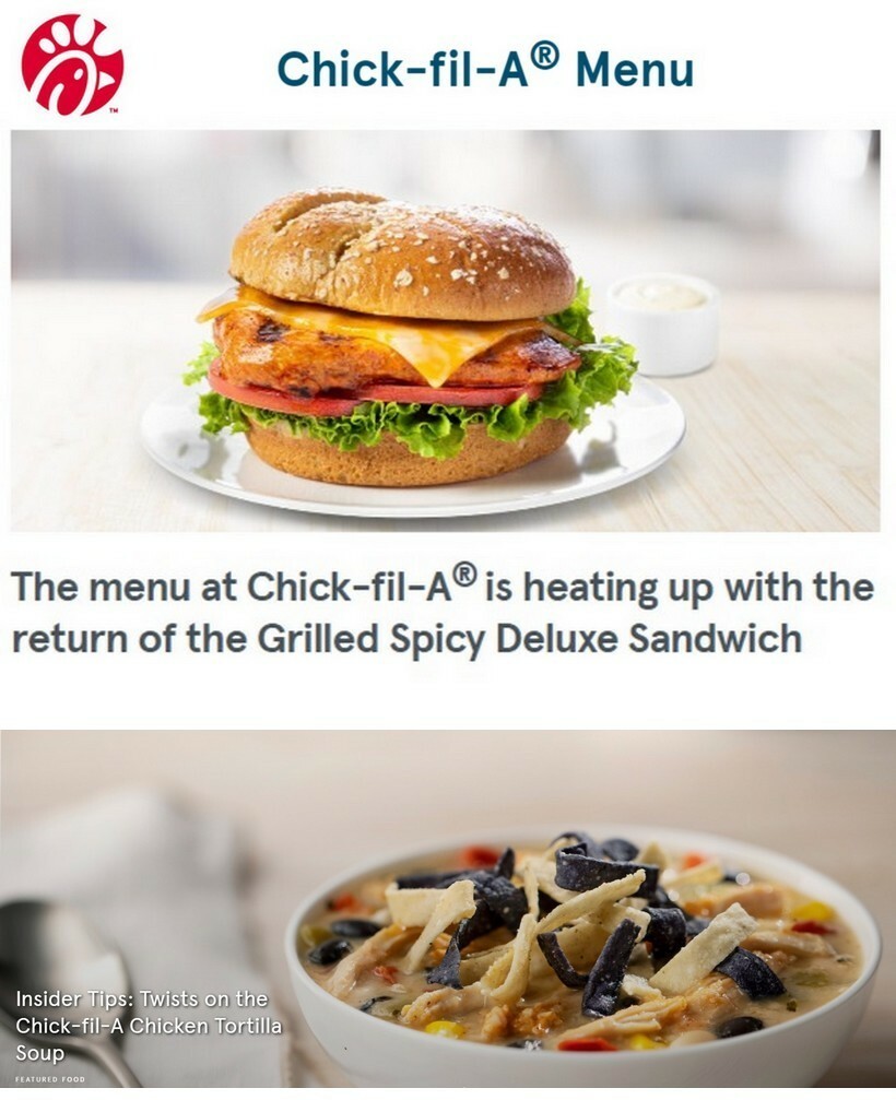 Chick-fil-A Weekly Ad from November 26