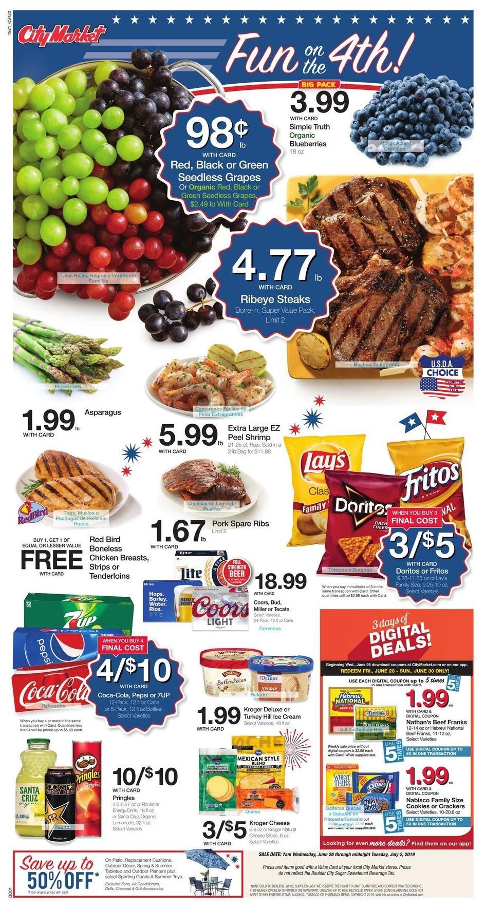 City Market Weekly Ad from June 26
