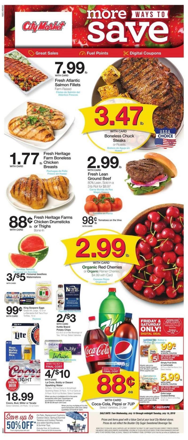 City Market Weekly Ad from July 10