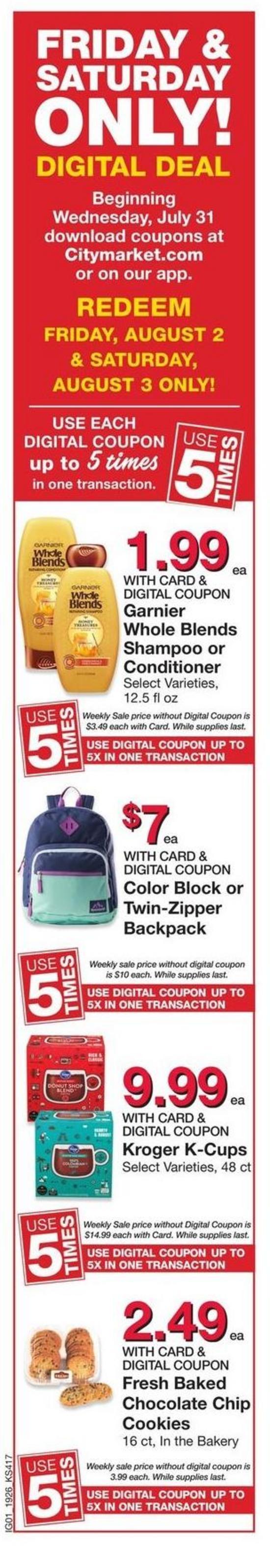 City Market Weekly Ad from July 31
