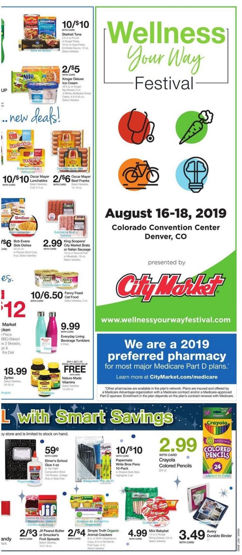 City Market Weekly Ad from August 7