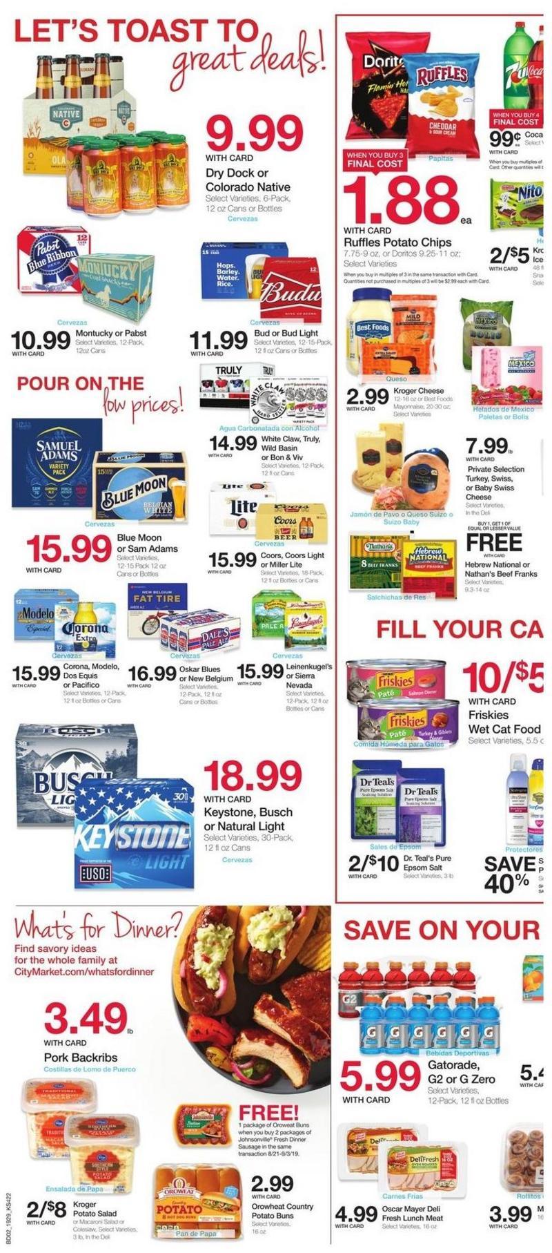 City Market Weekly Ad from August 21