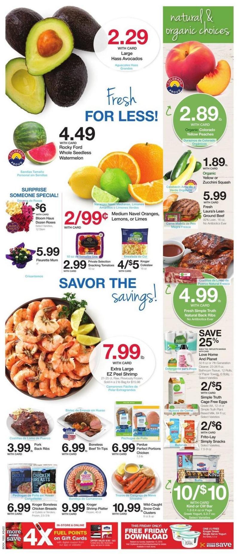 City Market Weekly Ad from August 28