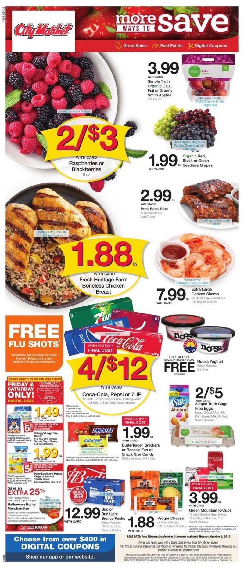 City Market Weekly Ad from October 2