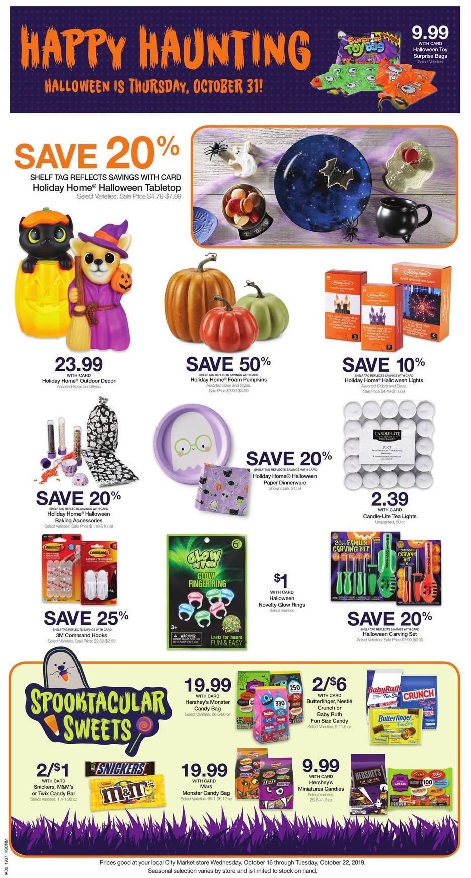 City Market Weekly Ad from October 16