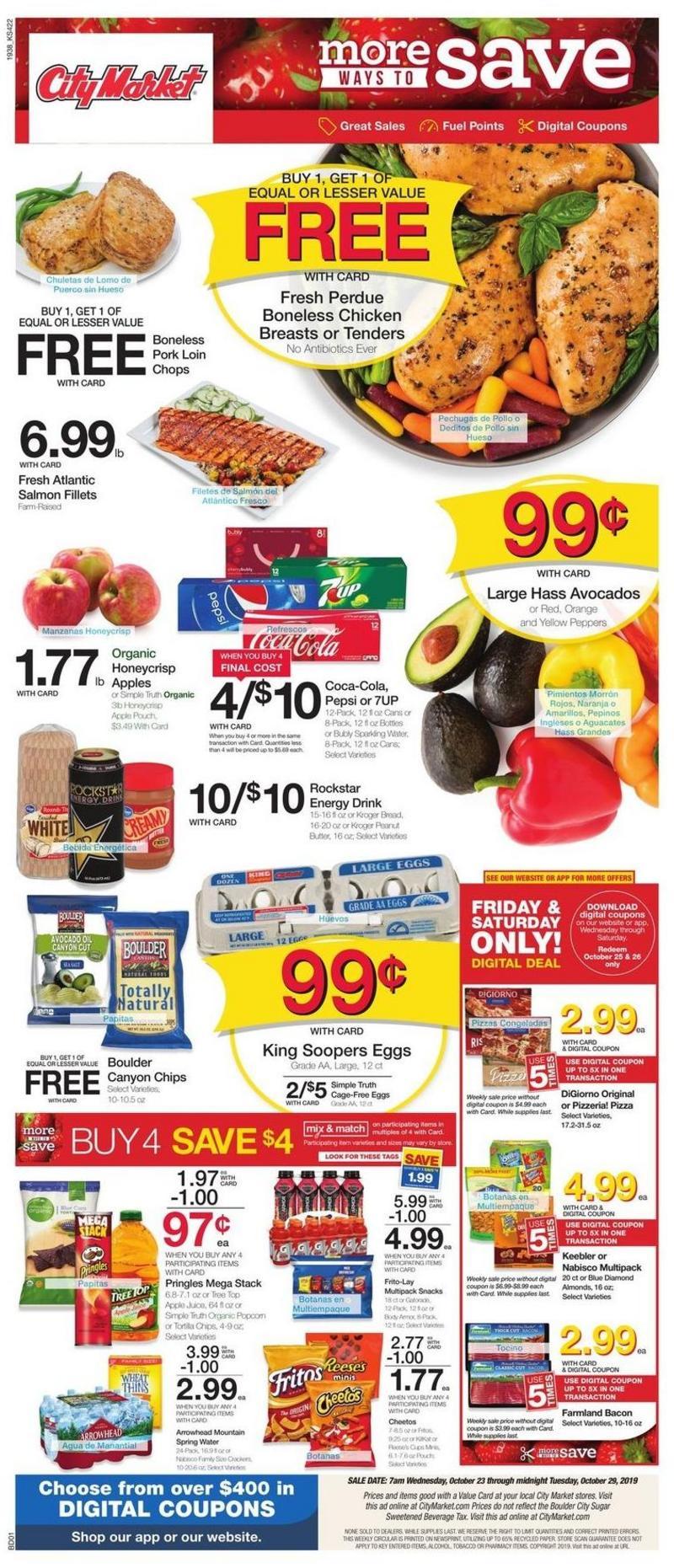 City Market Weekly Ad from October 23
