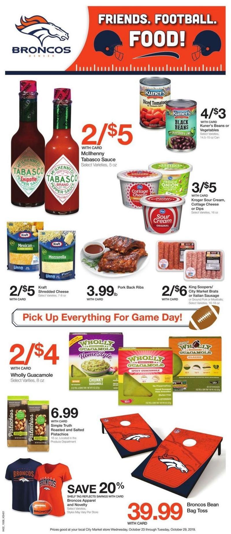 City Market Weekly Ad from October 23