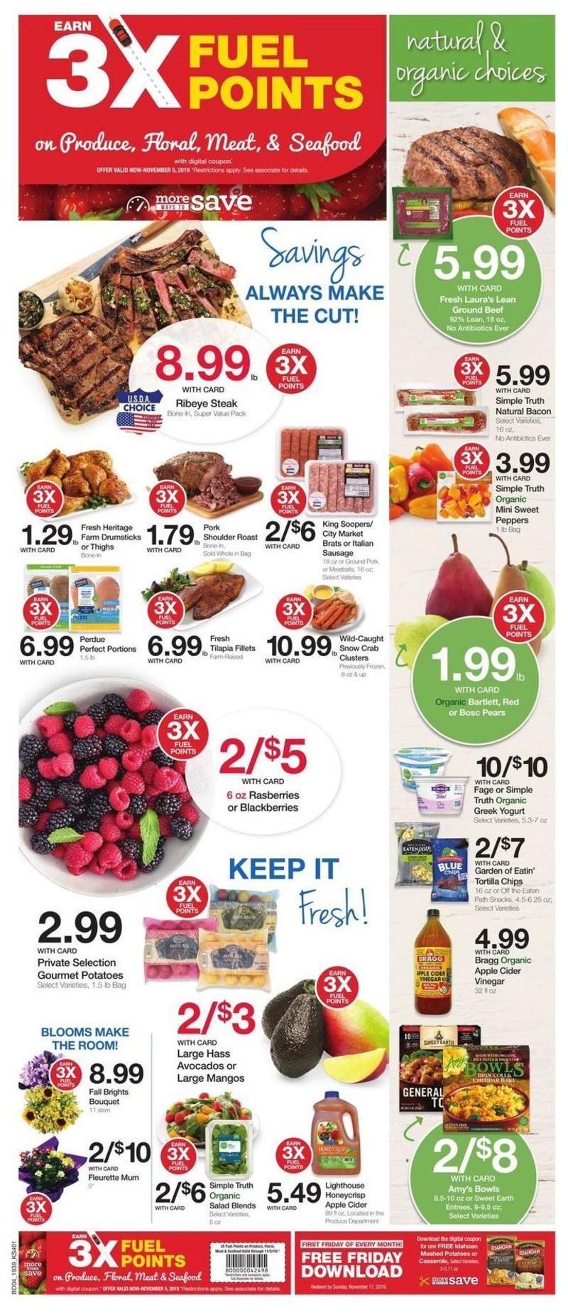 City Market Weekly Ad from October 30
