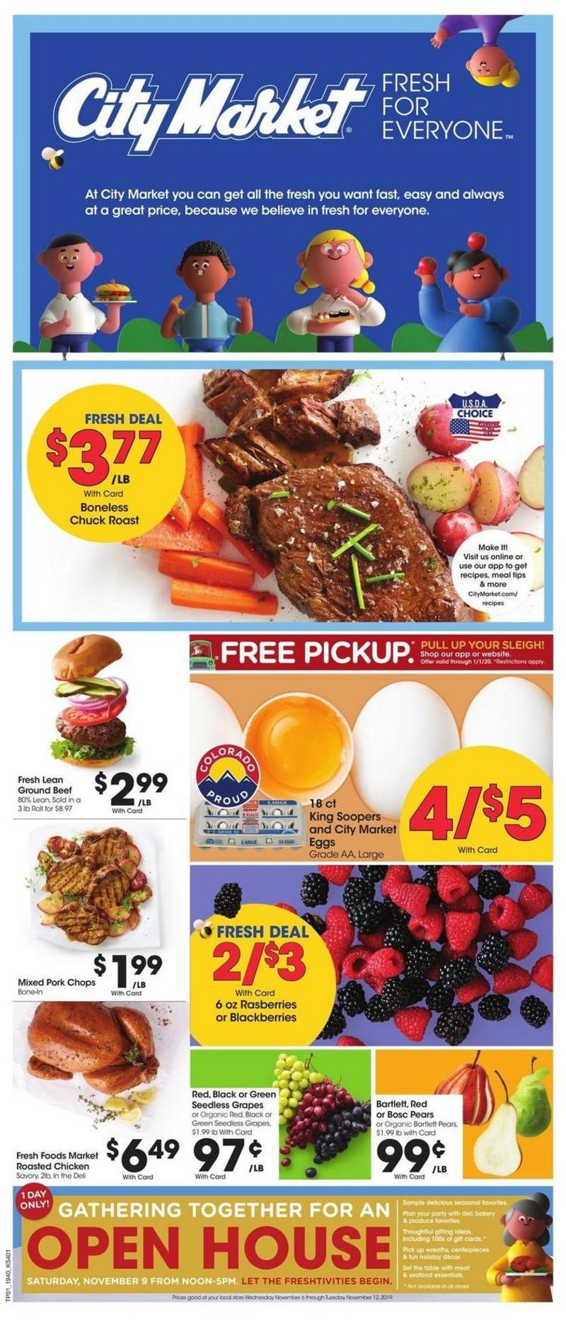 City Market Weekly Ad from November 6
